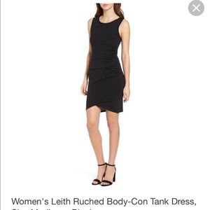 Leith Ruched Body-con tank dress